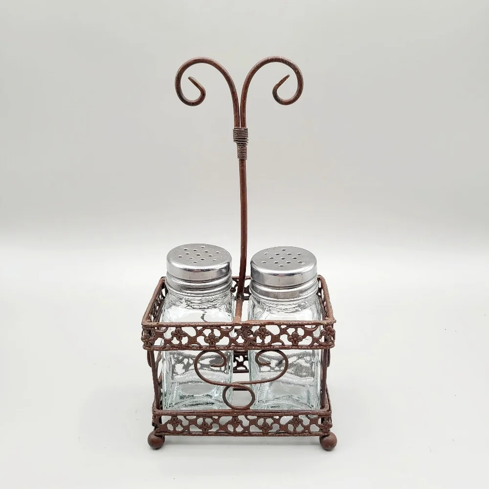 Vintage Decorative Salt & Pepper Holder
